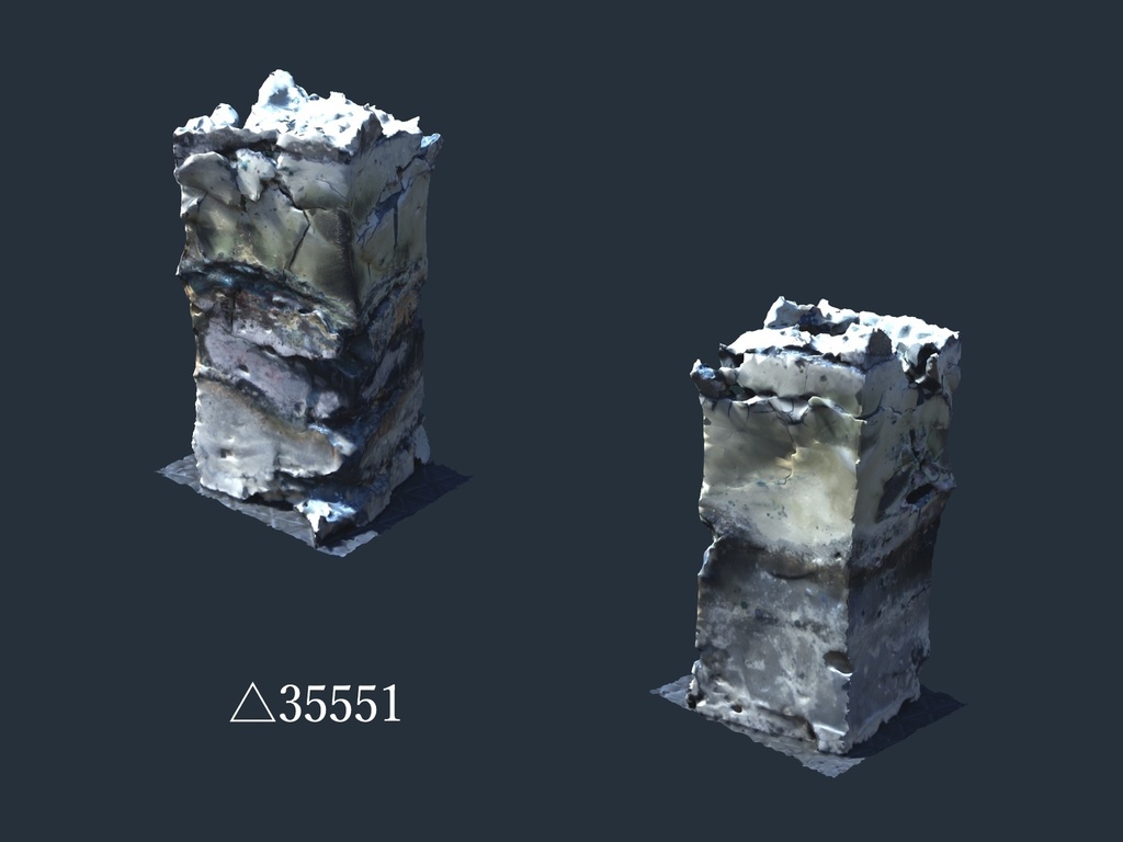 【3Ⅾモデル+陶芸作品本体】layer building【RVELTA】