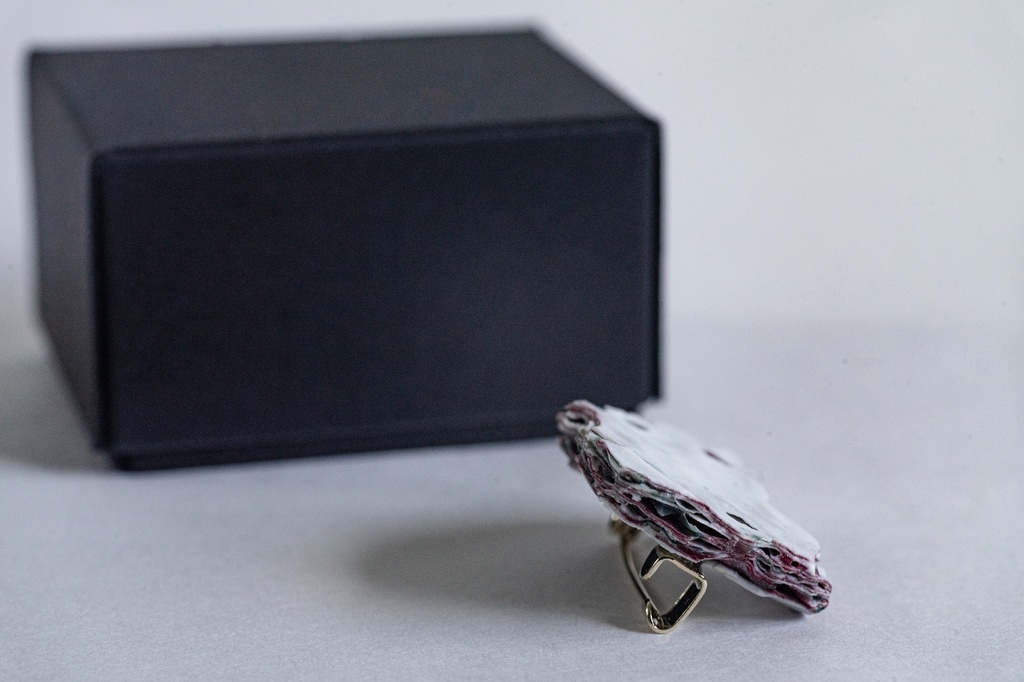 【3Ⅾモデル】layer piece(ブローチ)【RVELTA】