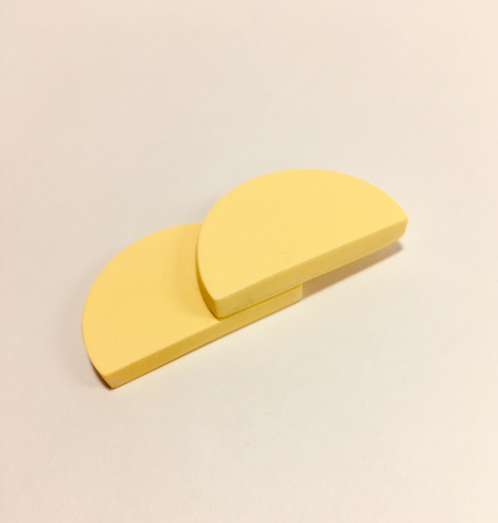 【3Ⅾモデル+陶芸作品本体】たくあん箸置き【RVELTA】