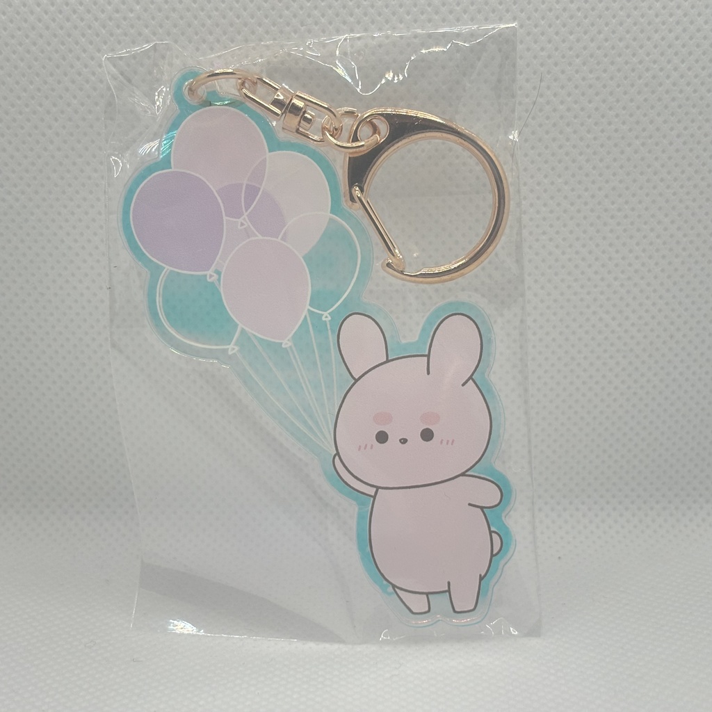 アクリルキーホルダー【風船】【偏光】
