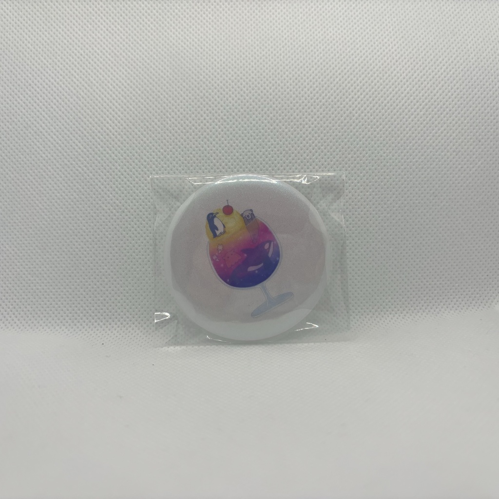 缶バッジ【クリームソーダ水族館】