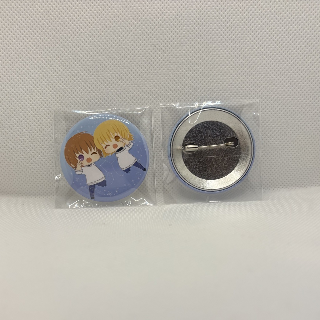 缶バッチ【イースター】【双子バースデー】