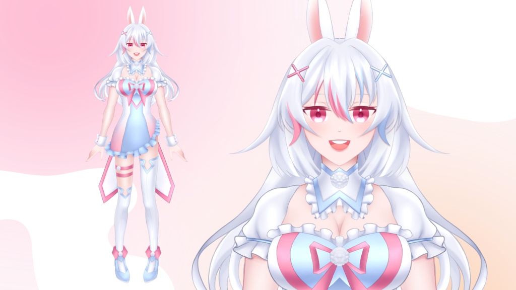 【Live2D Model Ready to use】White Rabbit (VTS)