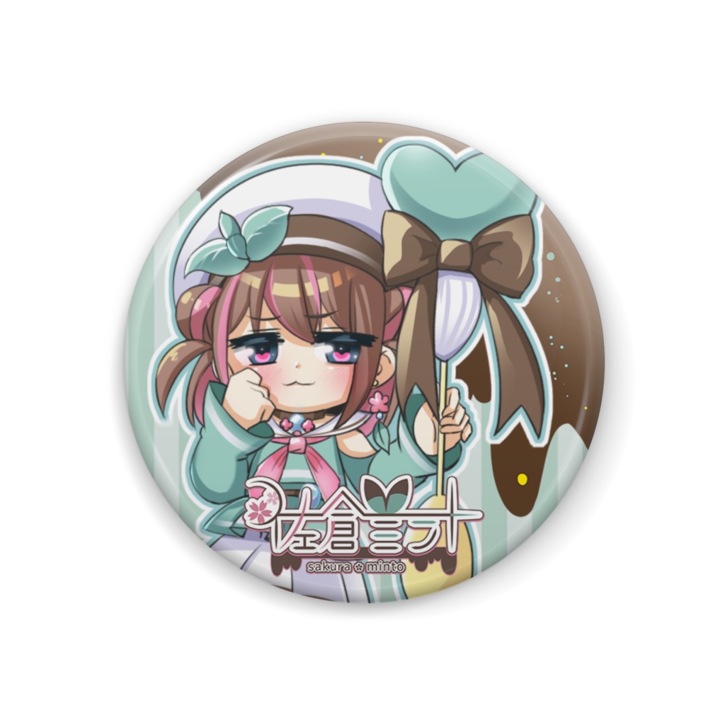 佐倉ミント 缶バッチ44mm