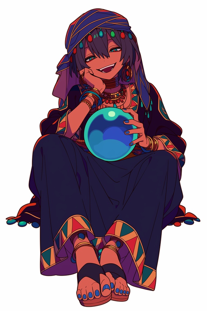 【TRPG素材】アニメ調NPC立ち絵&魔法エフェクト20種セット(商用可・おまけBGM付)