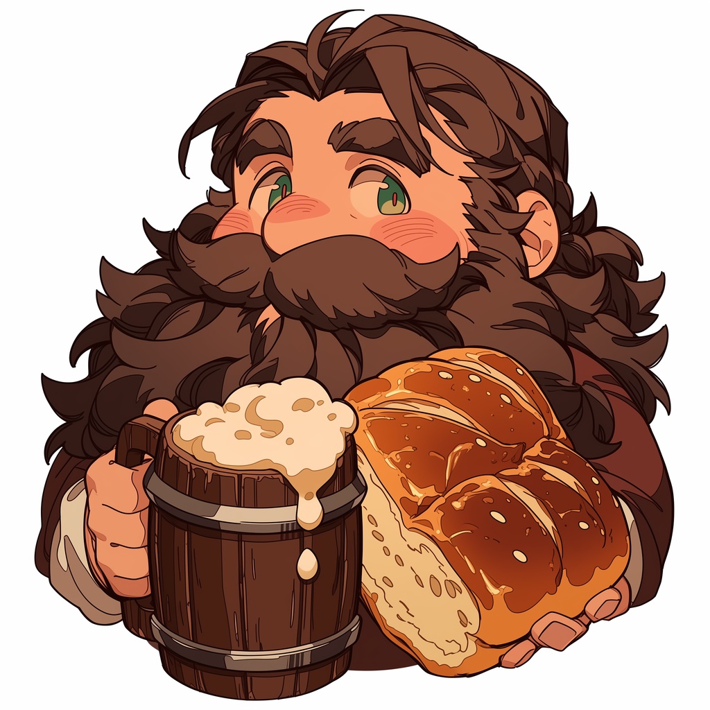 【TRPG素材】アニメ調・ファンタジー料理20種セット(商用可・おまけBGM付)