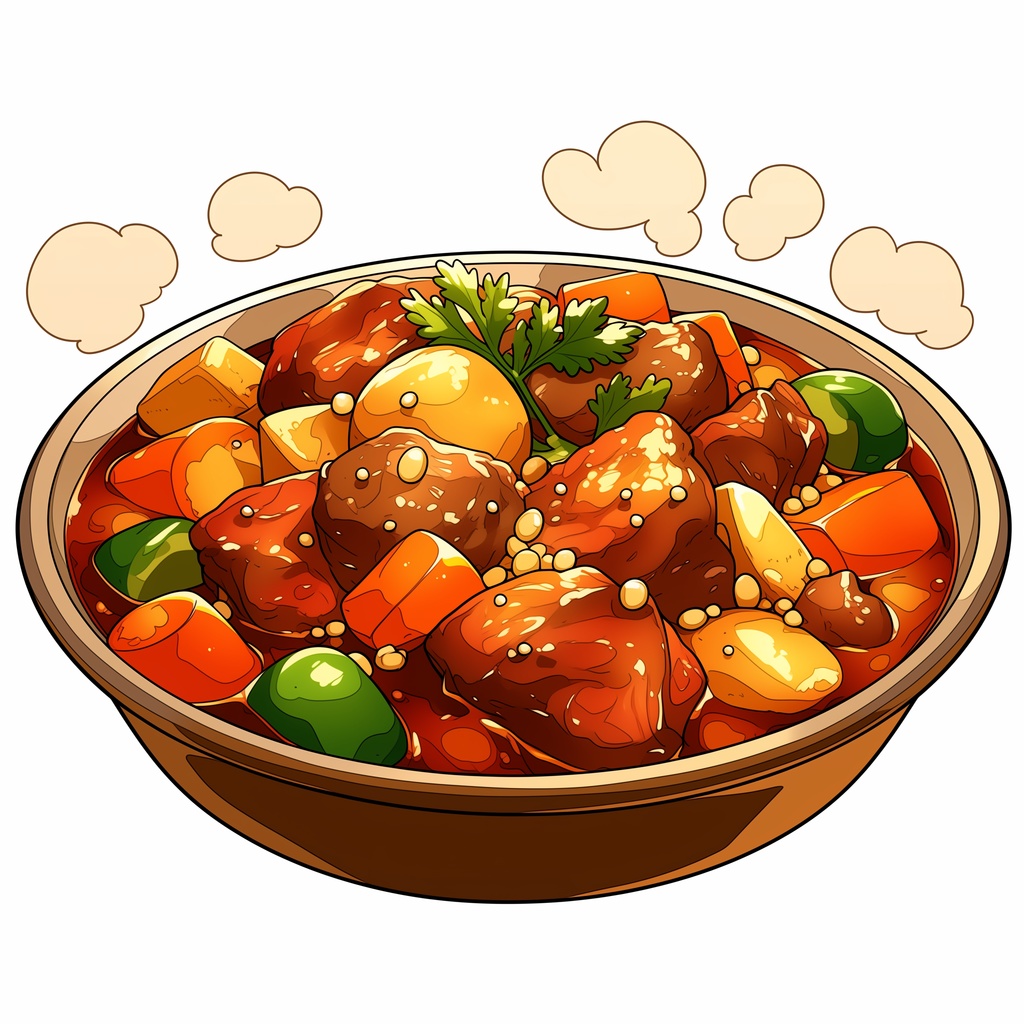 【無料配布】TRPG用アニメ調・ファンタジー料理お試しパック(マンガ肉&シチュー+BGM付)