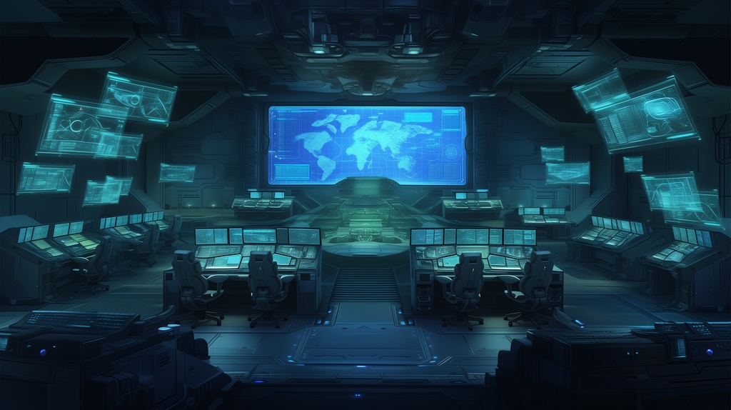 第2弾:地下・統合戦術司令室TRPG背景パック(画像30枚+共通BGM6曲+プロンプト付)