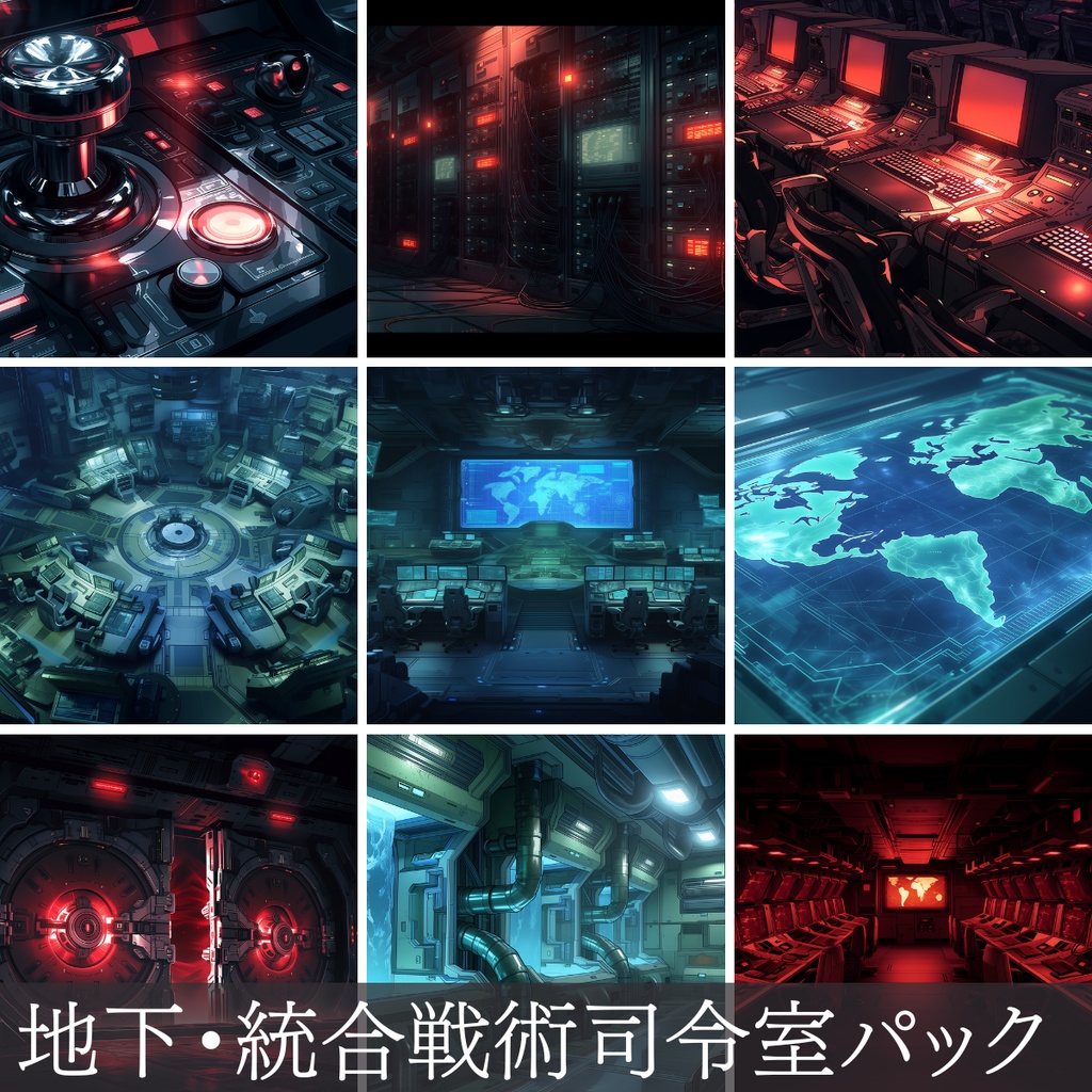 【無料お試し版】第2弾：地下・統合戦術司令室