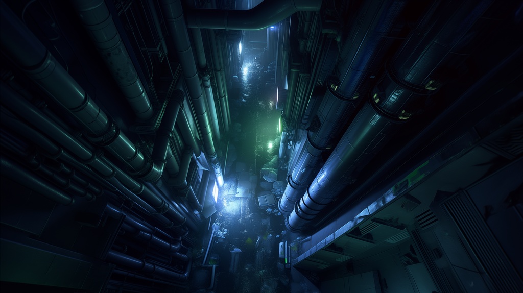 第3弾:サイバー都市・ネオン街の俯瞰TRPG背景パック(画像30枚+共通BGM6曲+プロンプト付)