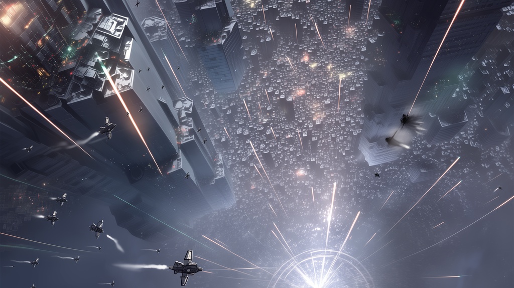 第1弾:無限落下・廃棄ブロックの巨大縦穴TRPG背景パック(画像20枚+専用環境音BGM6曲+プロンプト付)