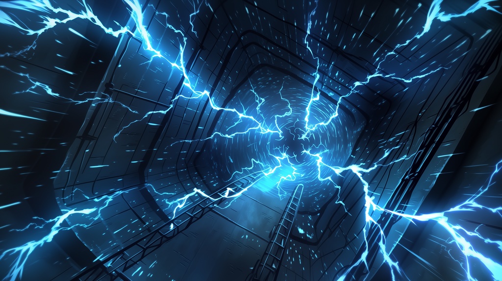 第1弾:無限落下・廃棄ブロックの巨大縦穴TRPG背景パック(画像20枚+専用環境音BGM6曲+プロンプト付)