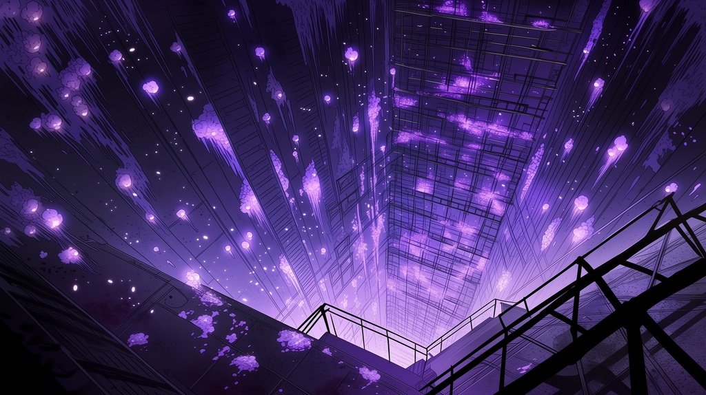 第1弾:無限落下・廃棄ブロックの巨大縦穴TRPG背景パック(画像20枚+専用環境音BGM6曲+プロンプト付)