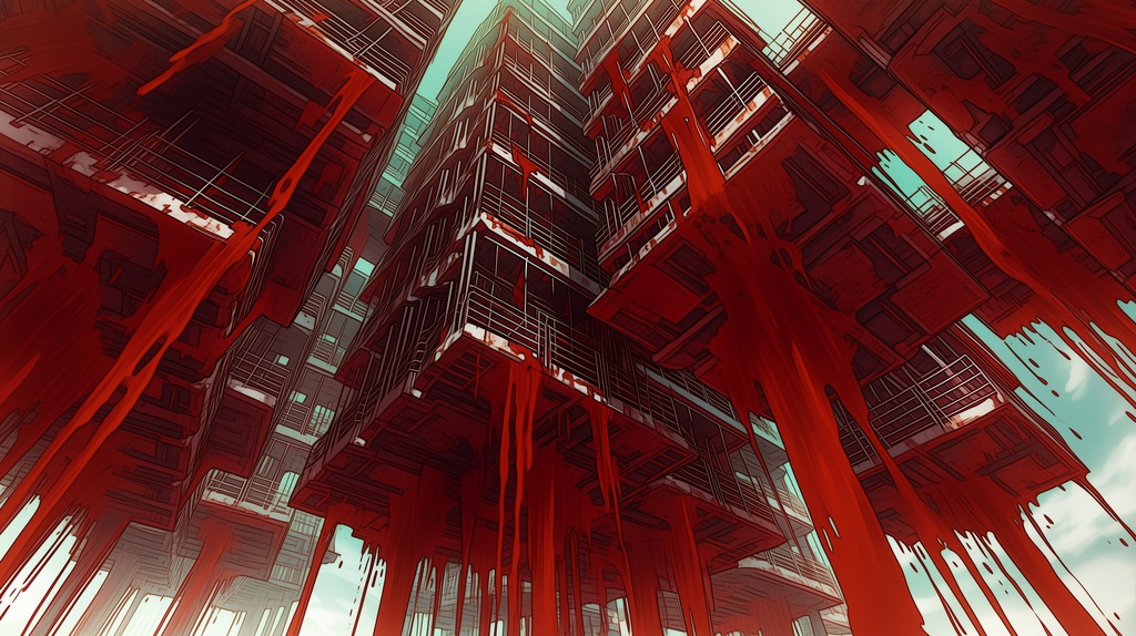 第2弾:天蓋を穿つ・超巨大重機群の墓場TRPG背景パック(画像20枚+専用環境音BGM6曲+プロンプト付)