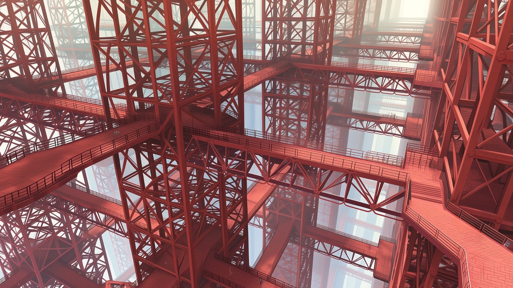 第3弾:重力異常・歪んだ空中回廊TRPG背景パック(画像20枚+専用環境音BGM6曲+プロンプト付)