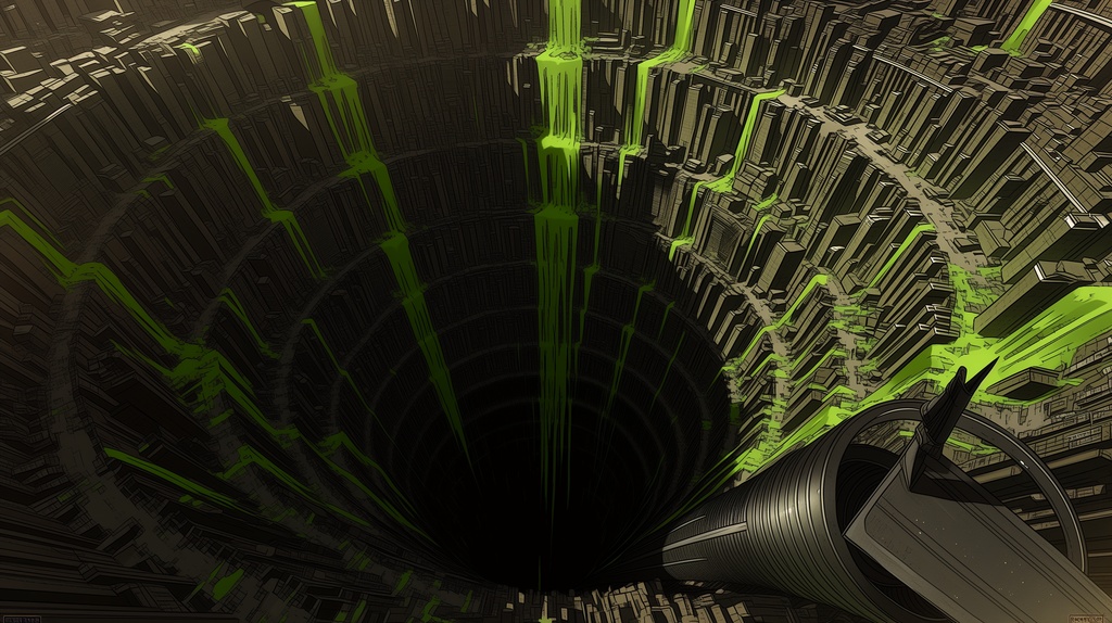 第5弾:寄生建築・垂直壁面都市の断崖TRPG背景パック(画像20枚+専用環境音BGM6曲+プロンプト付)