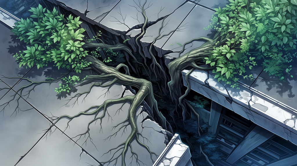 第1弾:緑の摩天楼・屋上ジャングルTRPG背景パック(画像20枚+共通BGM6曲+プロンプト付)