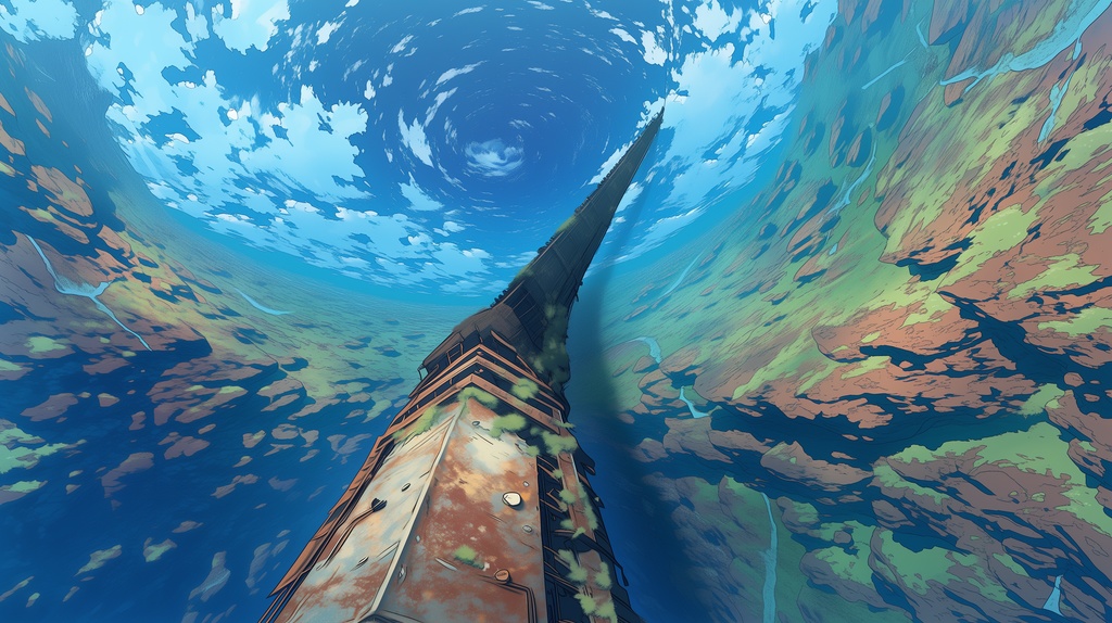 第2弾:水没ターミナル・錆びた列車群TRPG背景パック(画像20枚+共通BGM6曲+プロンプト付)