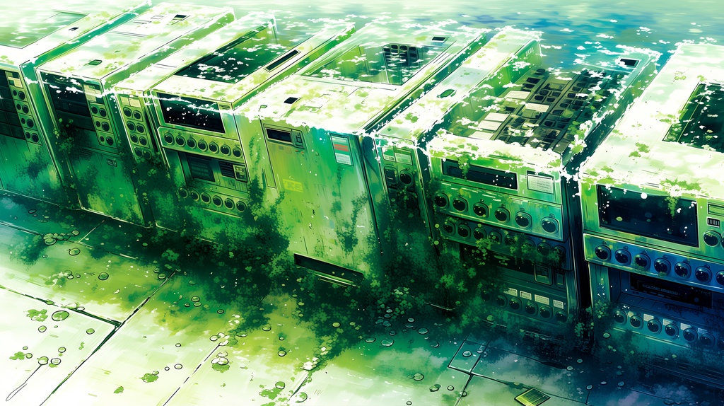 第2弾:水没ターミナル・錆びた列車群TRPG背景パック(画像20枚+共通BGM6曲+プロンプト付)