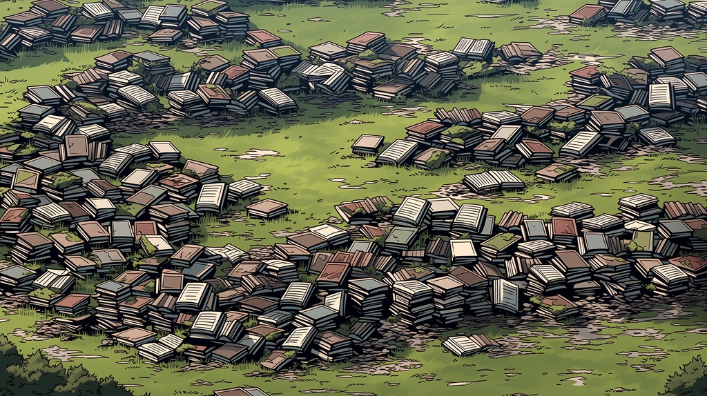 第3弾:巨大樹の寄生・貫かれた大図書館TRPG背景パック(画像20枚+共通BGM6曲+プロンプト付)