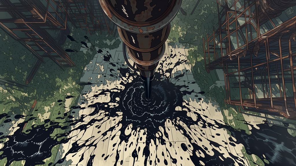 第4弾:汚染沼・黒く染まった工業地帯跡TRPG背景パック(画像20枚+共通BGM6曲+プロンプト付)