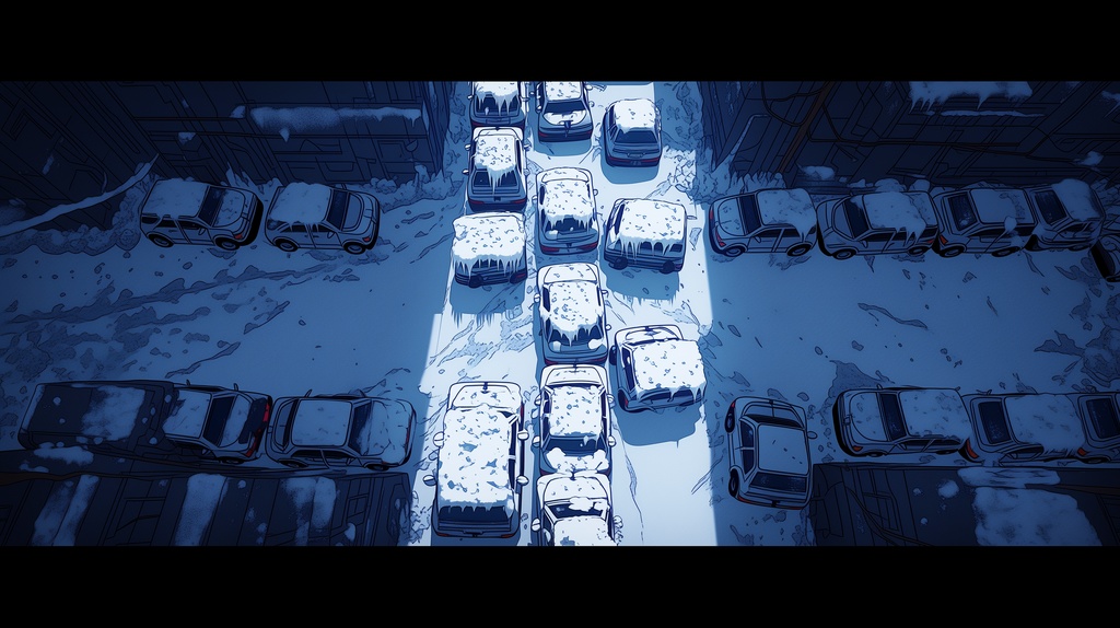 第1弾:氷結スラム・凍りついたネオン街TRPG背景パック(画像20枚+共通BGM6曲+プロンプト付)