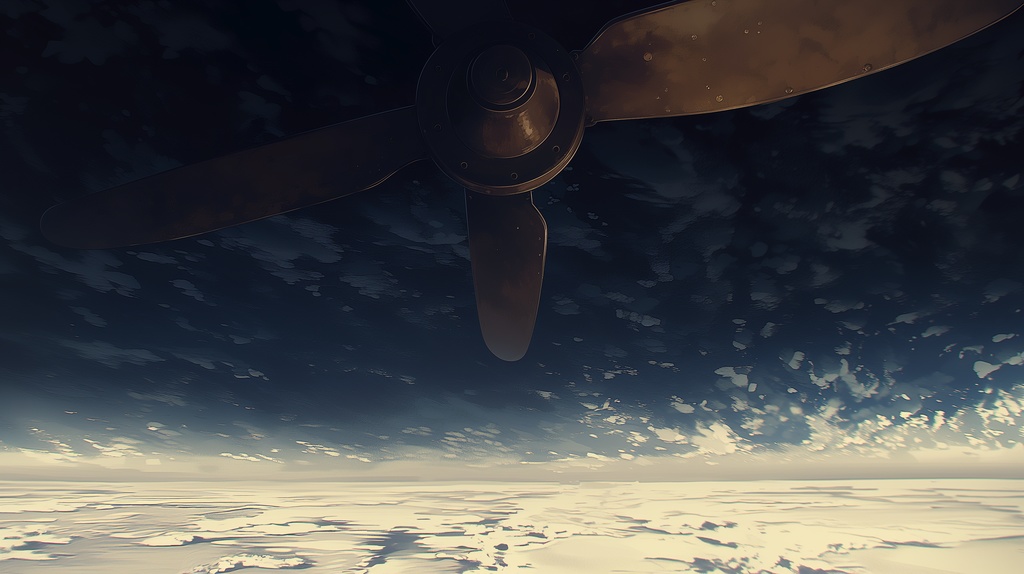 第2弾:絶対零度の港・氷海に囚われた巨大船TRPG背景パック(画像20枚+共通BGM6曲+プロンプト付)