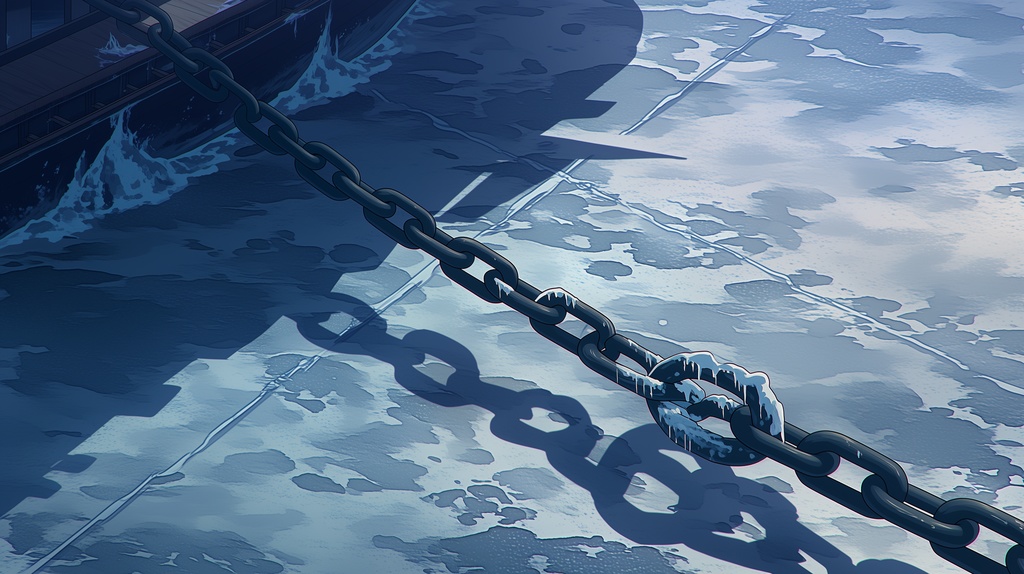 第2弾:絶対零度の港・氷海に囚われた巨大船TRPG背景パック(画像20枚+共通BGM6曲+プロンプト付)