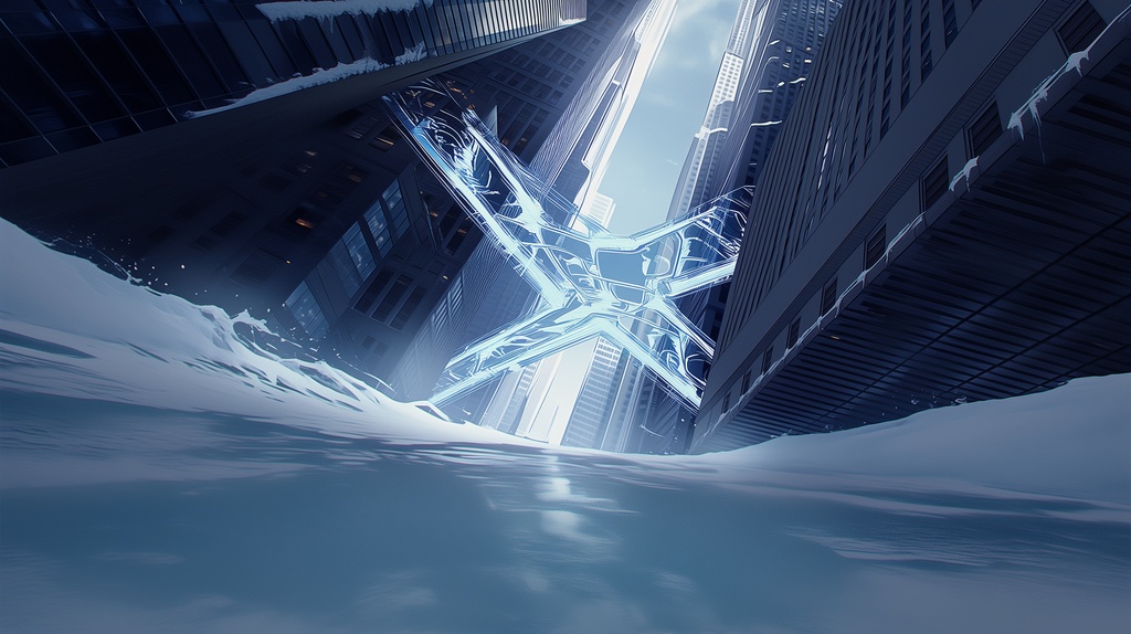 第5章コンプリート:絶対零度・氷漬けの電脳死都 TRPG背景パック(画像100枚+BGM6曲+プロンプト付)