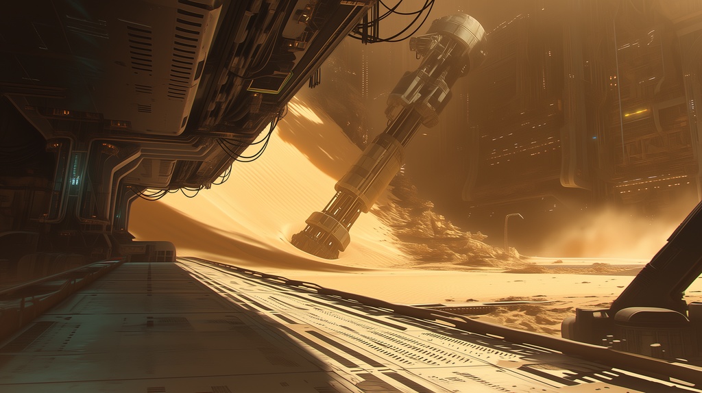 第1弾:砂塵のハイウェイ・埋没する車両群TRPG背景パック(画像20枚+共通BGM6曲+プロンプト付)