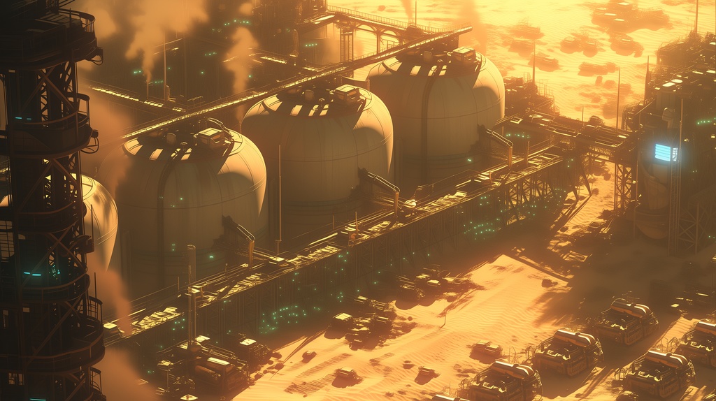 第2弾:枯渇峡谷・風化する巨大メガストラクチャーTRPG背景パック(画像20枚+共通BGM6曲+プロンプト付)