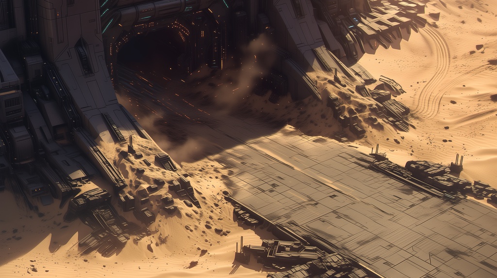 第3弾:灼熱のオアシス・有毒な油の泉と拠点TRPG背景パック(画像20枚+共通BGM6曲+プロンプト付)