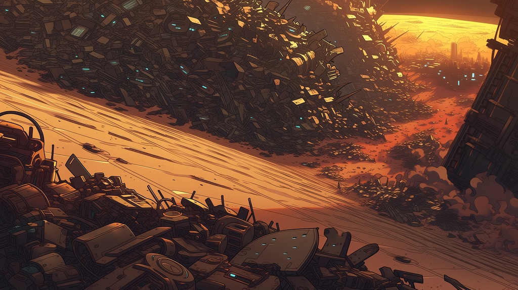 第3弾:灼熱のオアシス・有毒な油の泉と拠点TRPG背景パック(画像20枚+共通BGM6曲+プロンプト付)