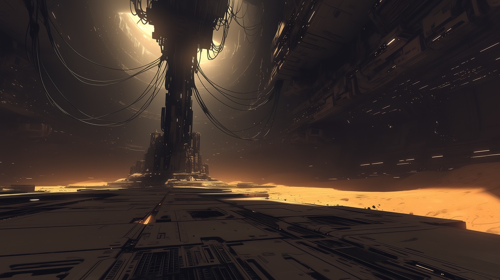 第4弾:流砂の罠・飲み込まれる巨大工廠TRPG背景パック(画像20枚+共通BGM6曲+プロンプト付)