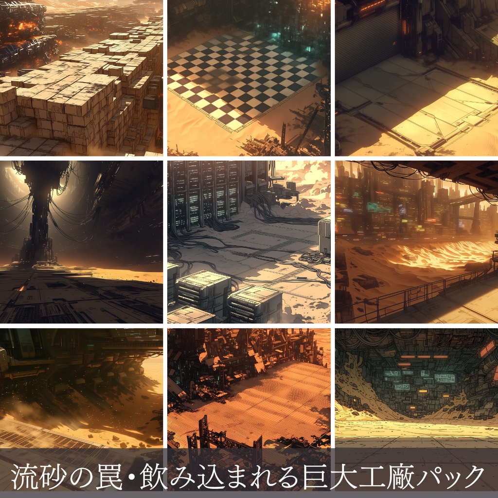 【無料お試し版】第4弾：流砂の罠・飲み込まれる巨大工廠