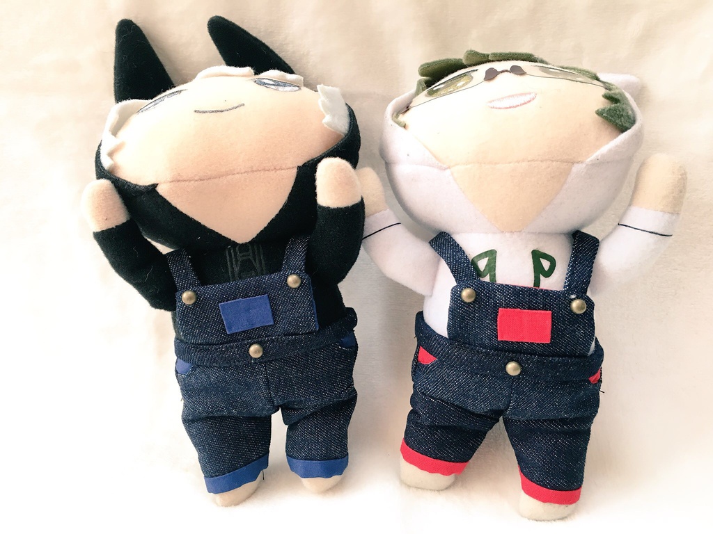 ぬい用サロペット(フラウェ)