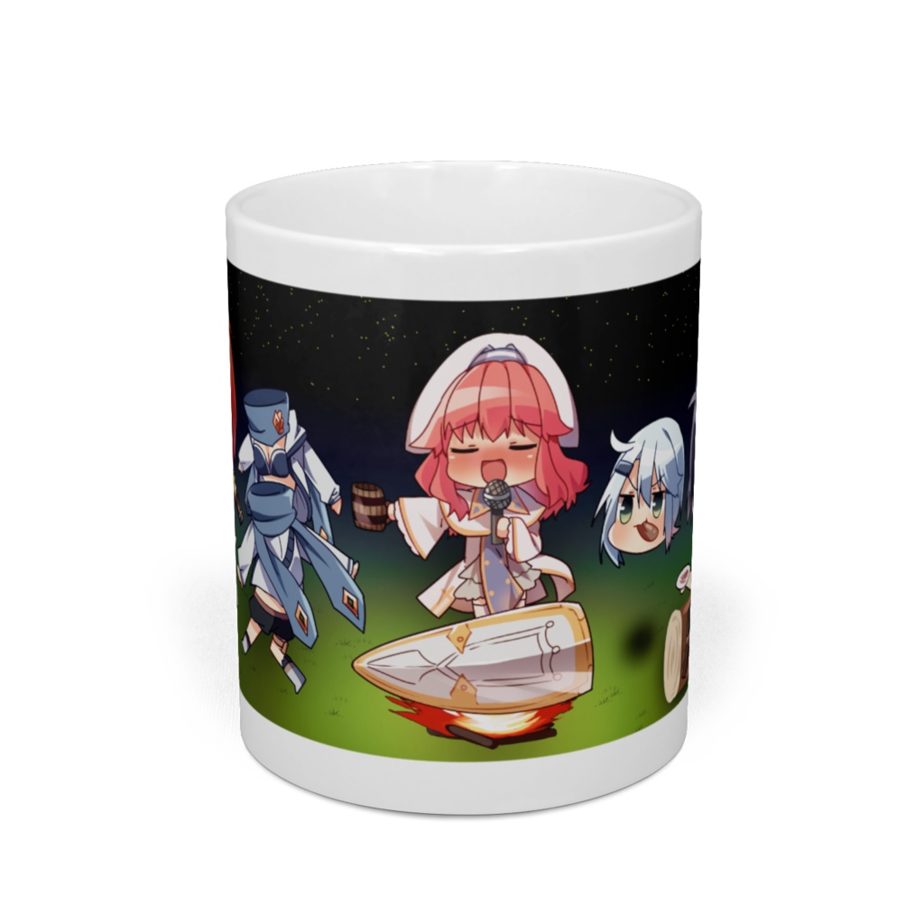 『スキルま!?』オリジナルマグカップ~冒険者達の夜~