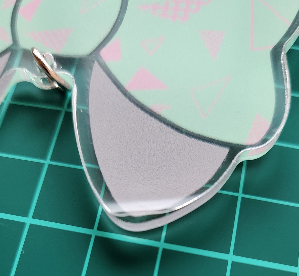 リボンアクリルキーホルダー(若王寺)