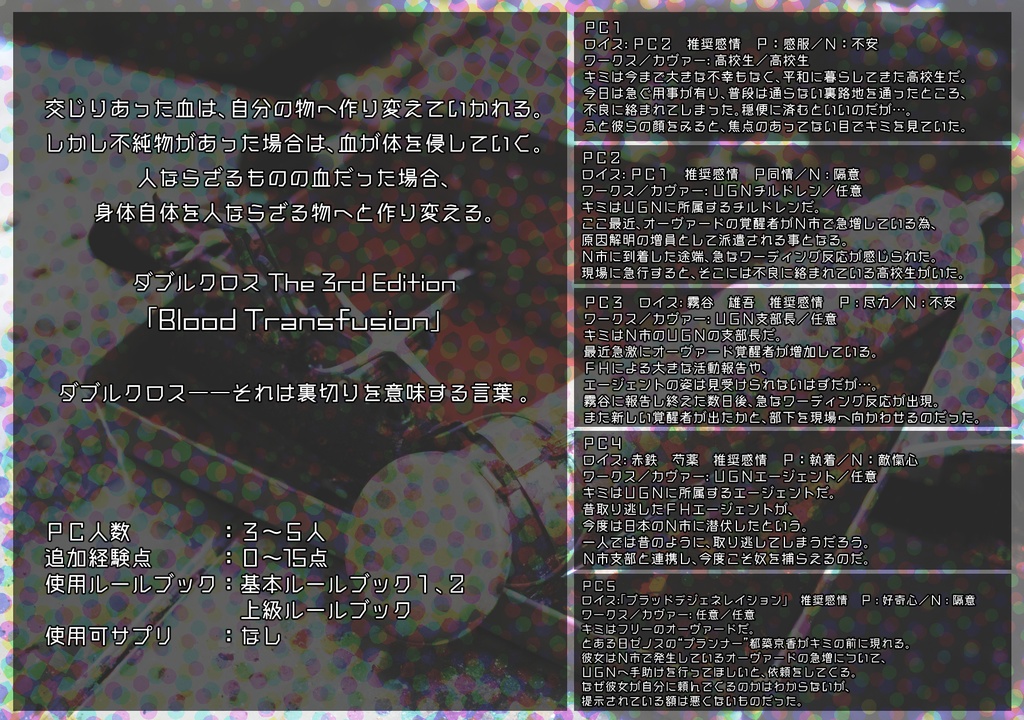 DX3rdシナリオ集「try step」