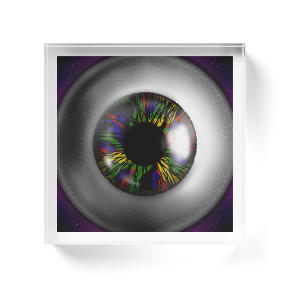 鉄目玉 (アクリルブロック)