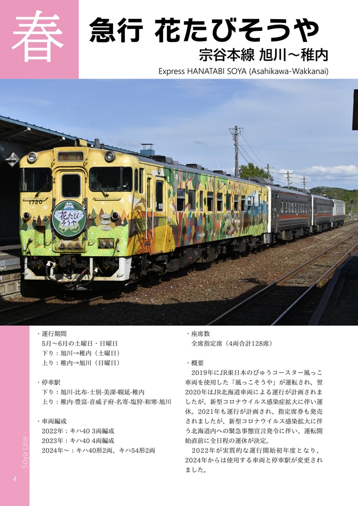 春夏秋冬~北海道の観光列車~