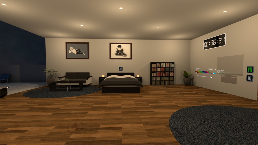 8 Ball Swimming Pool Room【SDK3 VRChat Ready】スイミングプール, エイトボール, ルーム