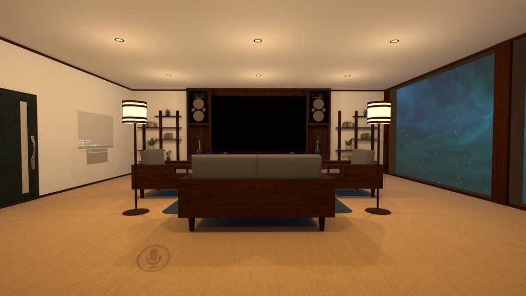 4 Rooms Apartment with 8 Ball 【SDK3 VRChat Ready】 8ボール付き4部屋のアパート