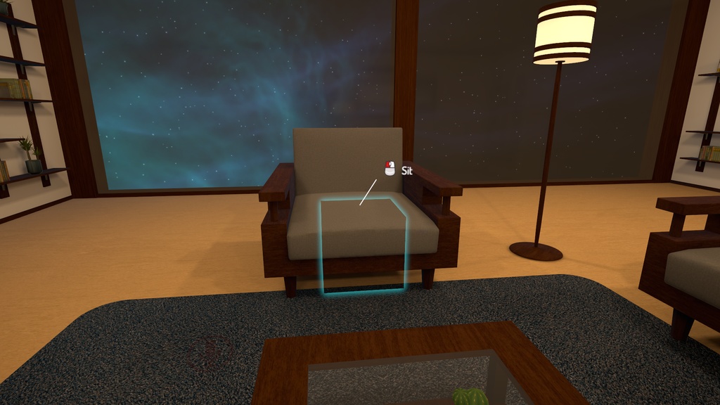 4 Rooms Apartment with 8 Ball 【SDK3 VRChat Ready】 8ボール付き4部屋のアパート