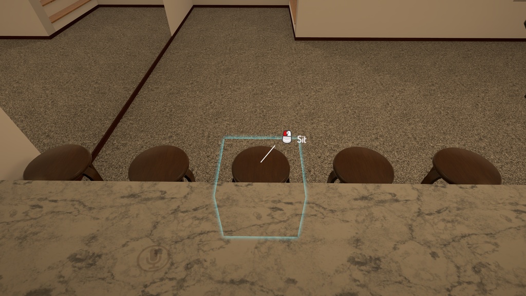 3 Floors House with 8 Ball 【SDK3 VRChat Ready】 8ボール付き3階建ての家