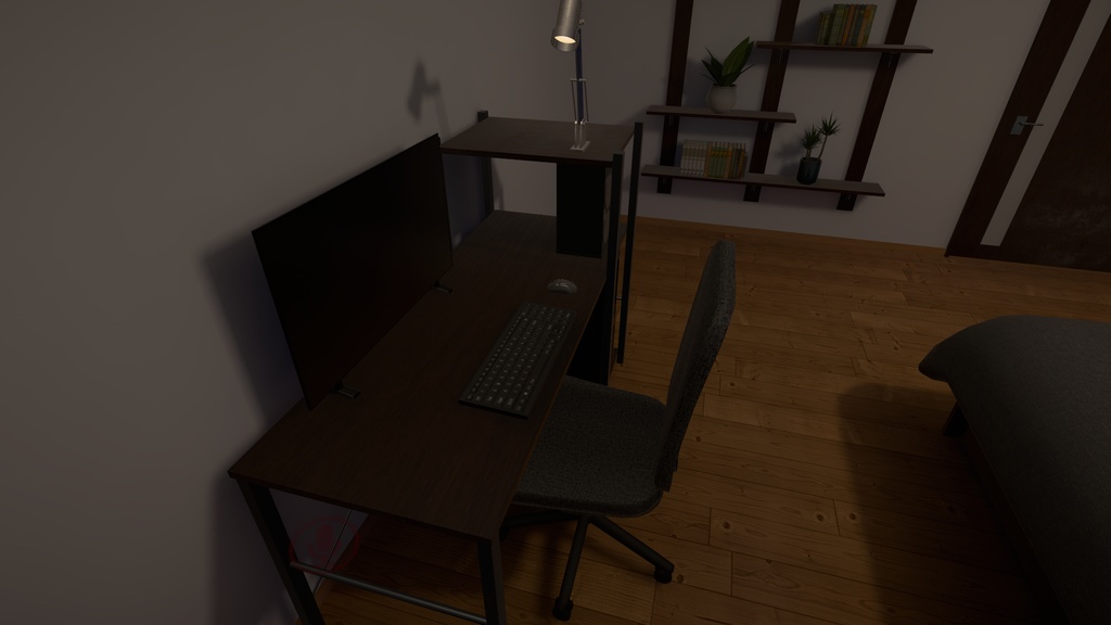 3 Floors House with 8 Ball 【SDK3 VRChat Ready】 8ボール付き3階建ての家