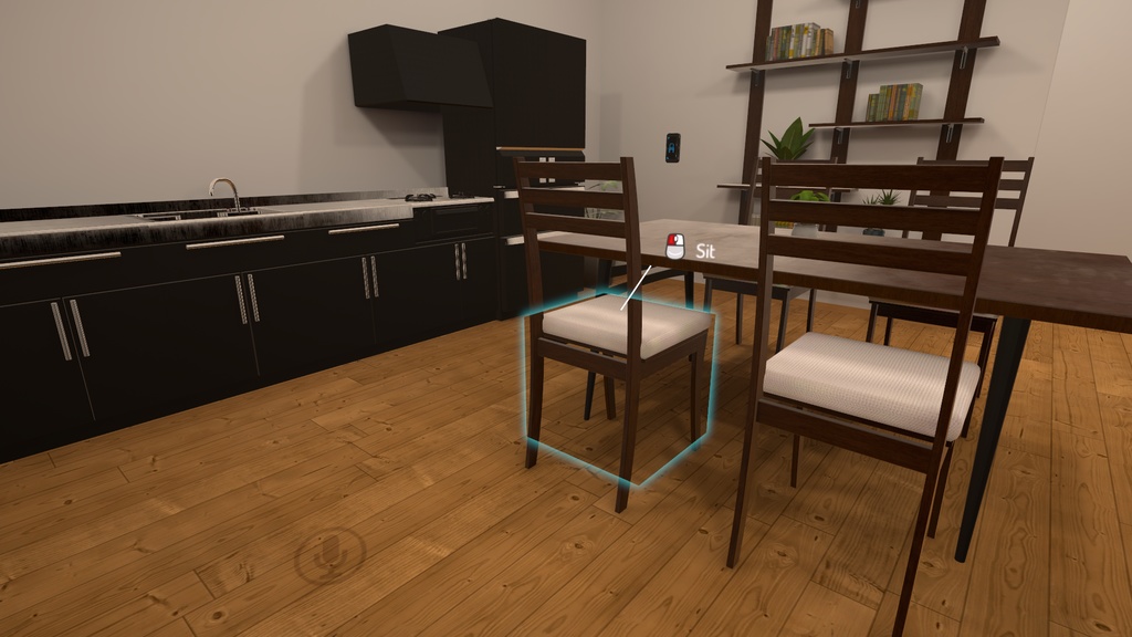 3 Floors House with 8 Ball 【SDK3 VRChat Ready】 8ボール付き3階建ての家