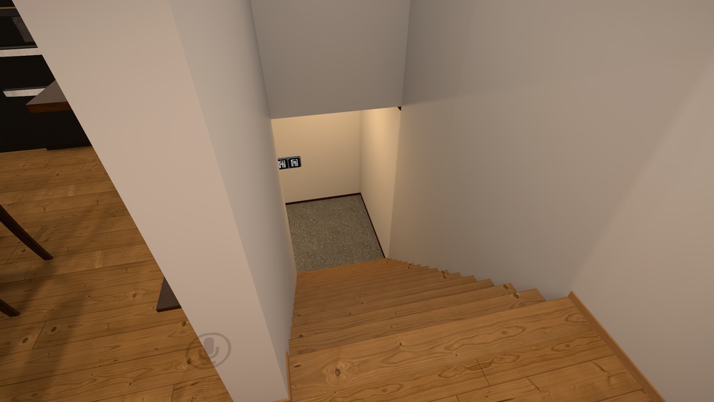 3 Floors House with 8 Ball 【SDK3 VRChat Ready】 8ボール付き3階建ての家