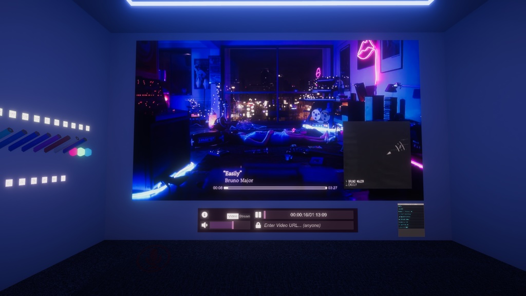 Night Sky Room 【SDK3 VRChat Ready】 夜空の部屋