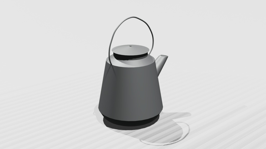 シンプルなやかん